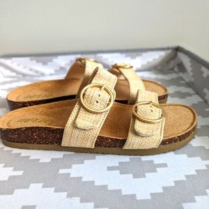 New Aerie cork footbed sandals